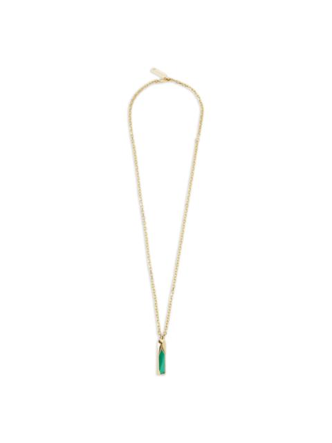 Lanvin geometric pendant necklace
