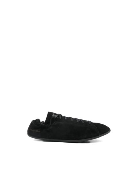 Y-3 lace-up leather sneakers