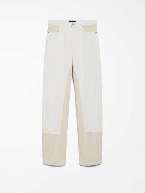 Five-pocket baggy trousers