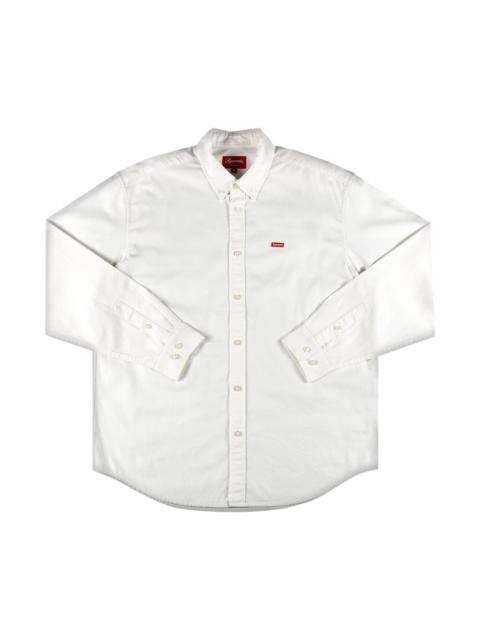 Supreme Supreme Small Box Twill Shirt 'White'