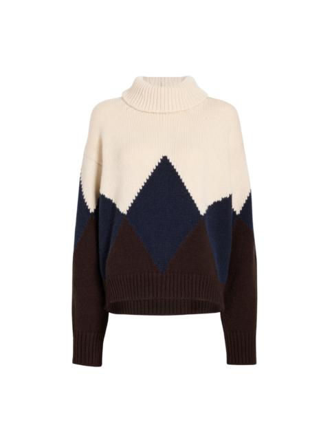 Proenza Schouler Oren Intarsia T-Neck