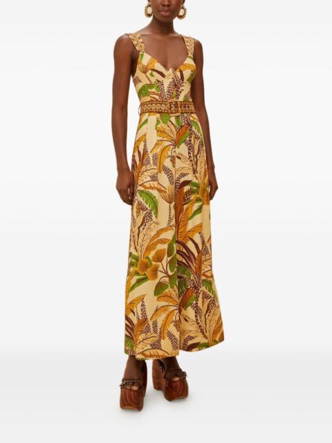 FARM RIO belted jumpsuit