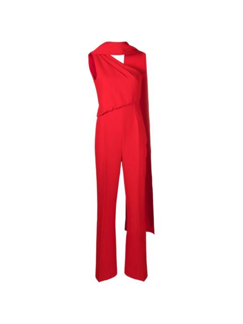 asymmetric one-shoulder jumpsuit