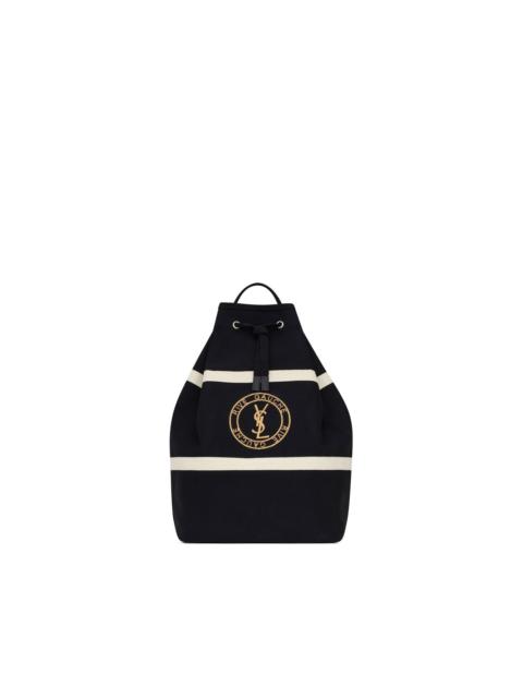 Rive Gauche logo-embroidered sling bag
