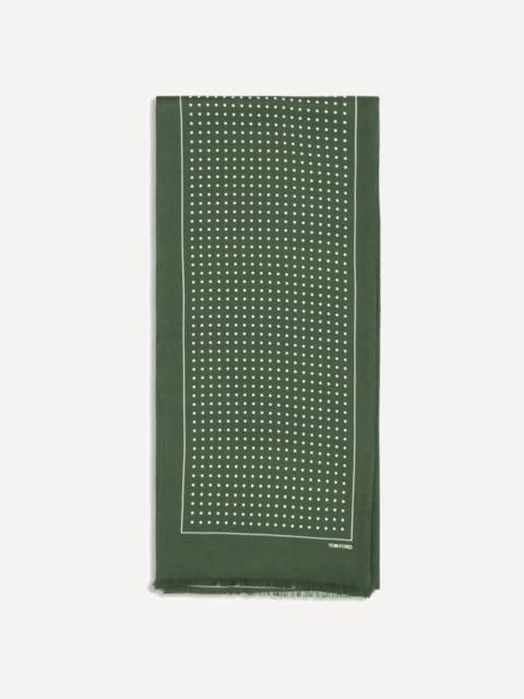 TOM FORD Polka dot Scarf