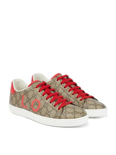 GUCCI Valentine's Day GG Supreme Ace sneakers