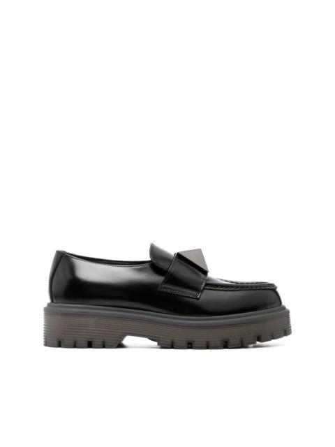 Valentino One Stud platform loafers