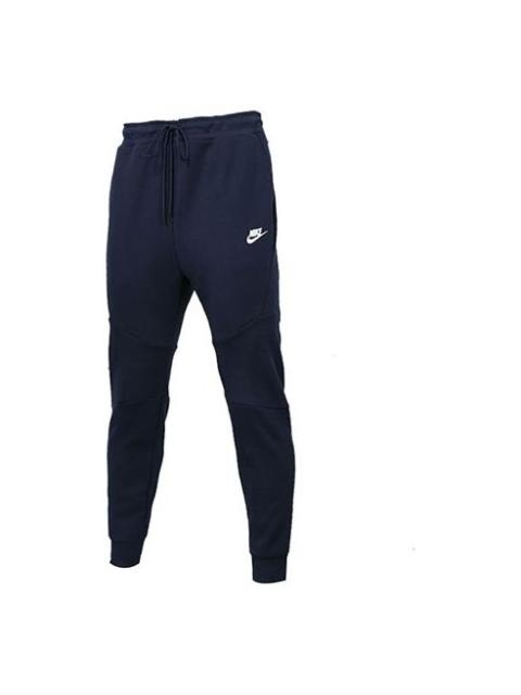 Nike SPORTSWEAR TECH FLEECE Sports Cone Long Pants Navy Blue 805163-455
