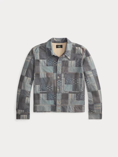 Patchwork-Print Jersey Jacket