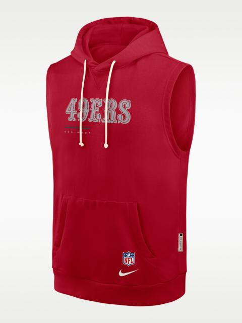 Nike San Francisco 49ers Sideline Men's Nike Dri-FIT NFL Sleeveless Pullover Hoodie