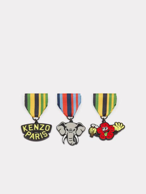 KENZO Set of 3 KENZO Stamp medals