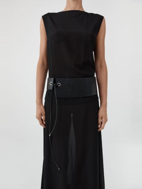 ST. AGNI Asymmetric Belt - Black