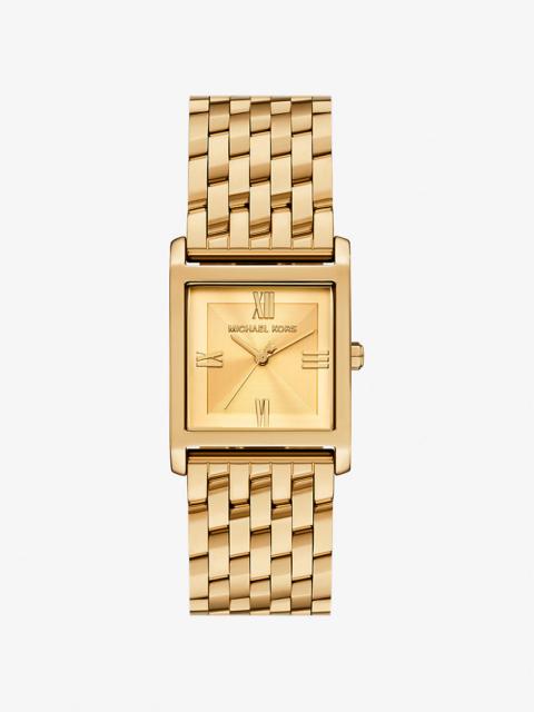 MICHAEL KORS Petite Georgie Gold-Tone Watch