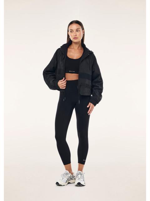 P.E NATION CROPPED MAN DOWN JACKET IN BLACK