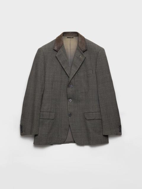 Prada Single-breasted wool jacket