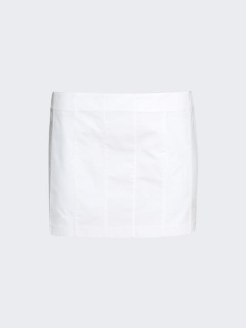 KHAITE Meelar Skirt White