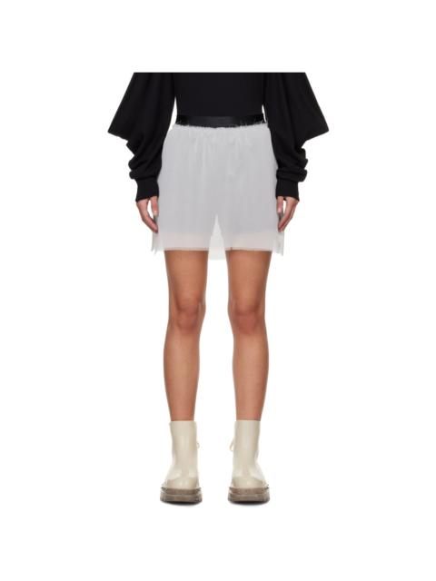 UNDERCOVER White Layered Shorts