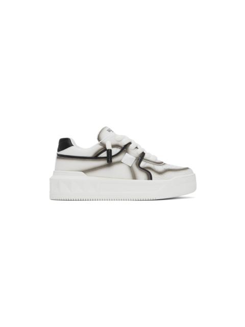 Valentino White & Black One Stud XL Sneakers