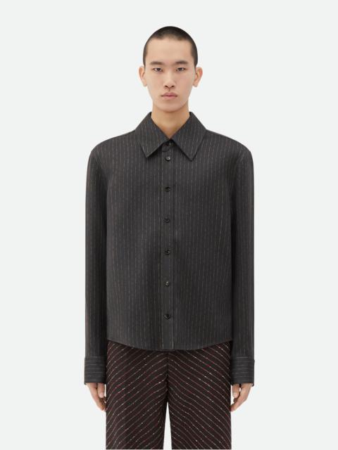 Bottega Veneta Cotton And Silk Stripe Shirt