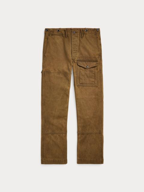 Straight Fit Canvas Utility Pant