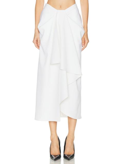 Givenchy Wrapped Long Skirt