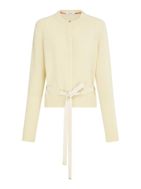 FERRAGAMO Cashmere Cardigan yellow