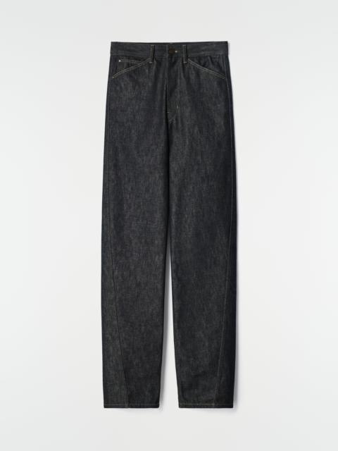 Lemaire FIVE POCKETS TWISTED PANTS IN SLATE DENIM