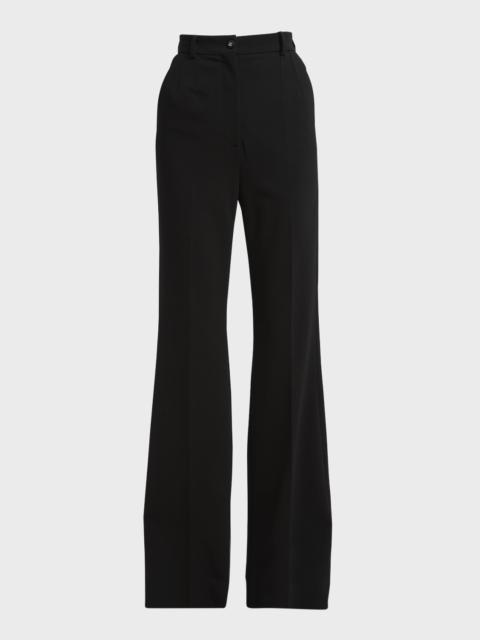 Dolce & Gabbana Milan Stitch Flare Trousers