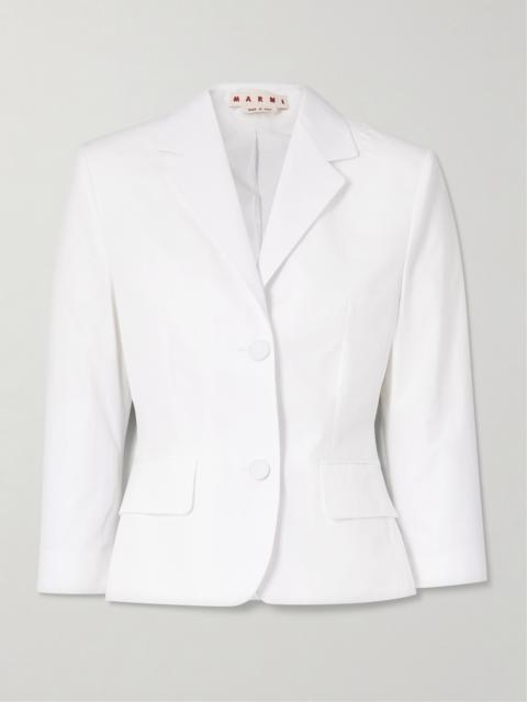 Marni Organic Cotton-poplin Blazer