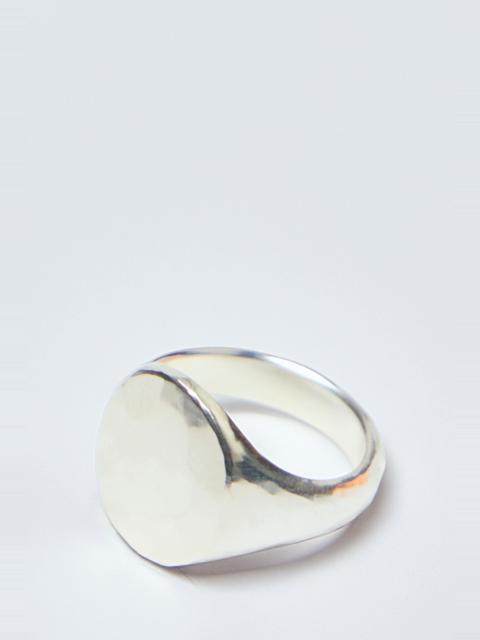 Werkstatt München Signet Ring Oval Hammered