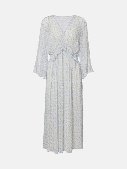 velvet Aerin floral sheer maxi dress