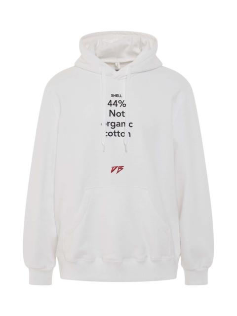 doublet Knit Hoodie in White