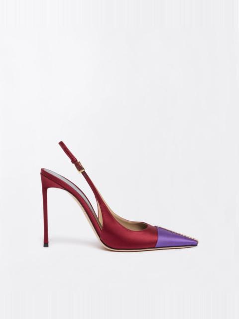 TOM FORD SATIN AND CRYSTAL STONES THEA SLINGBACK