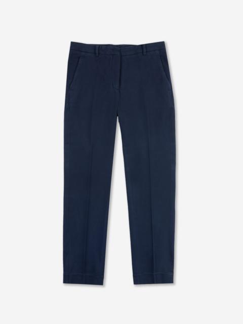 SLOWEAR Slim-fit cotton drill trousers