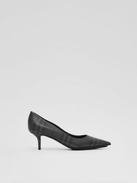 Burberry Check Point-toe Pumps