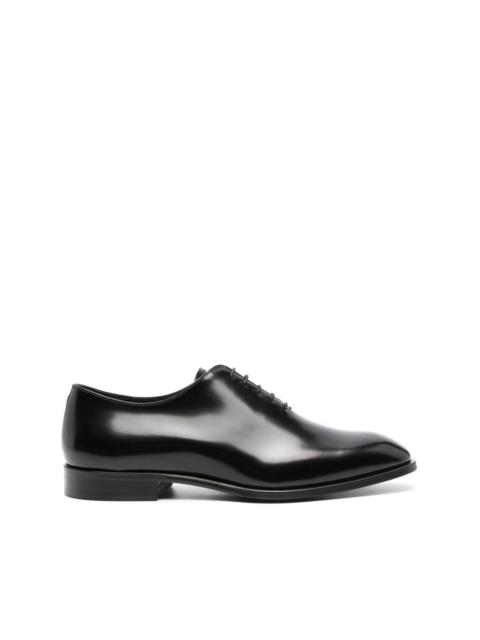 Canali almond-toe leather oxford shoes