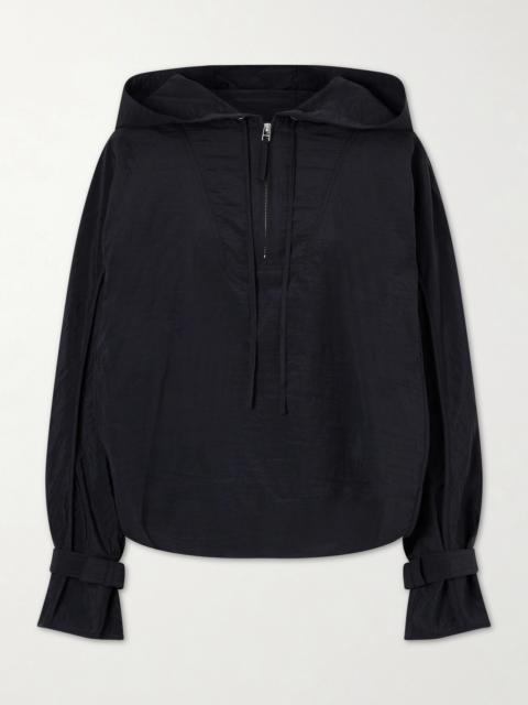 CO Embellished Recycled-shell Half-zip Jacket