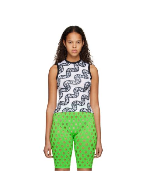 MAISIE WILEN White Muscle Beach Tank Top