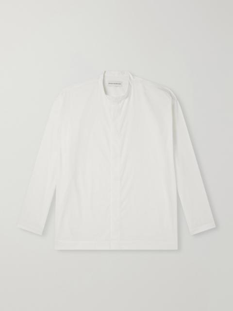 Studio Nicholson Grandad-Collar Cotton-Poplin Shirt