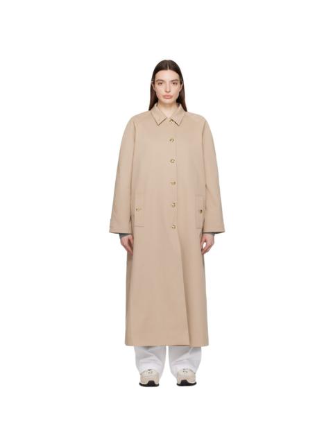 ANINE BING Taupe Randy Trench Coat