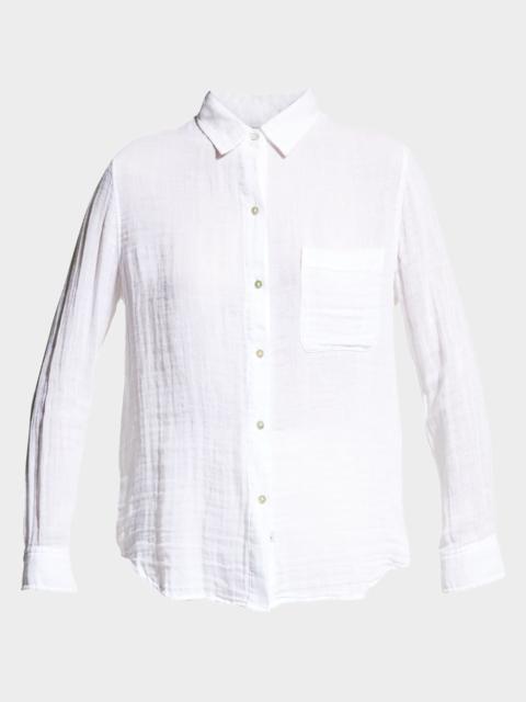 Rails Ellis Button-Down Long-Sleeve Solid Shirt