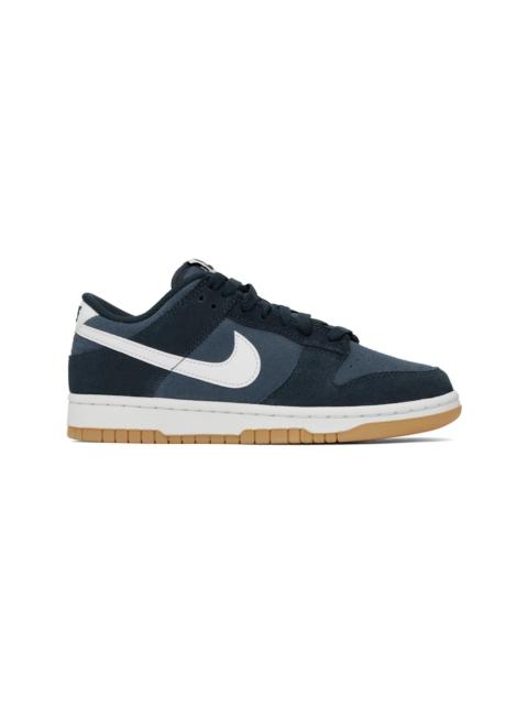 Nike Blue & White Dunk Low Retro SE Sneakers
