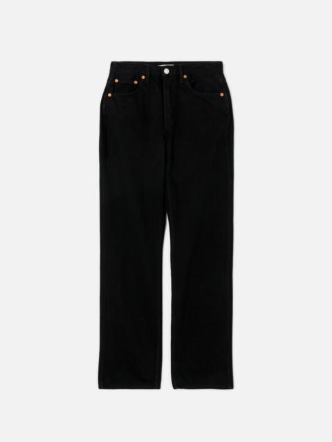 RE/DONE 90s High Rise Loose - Black