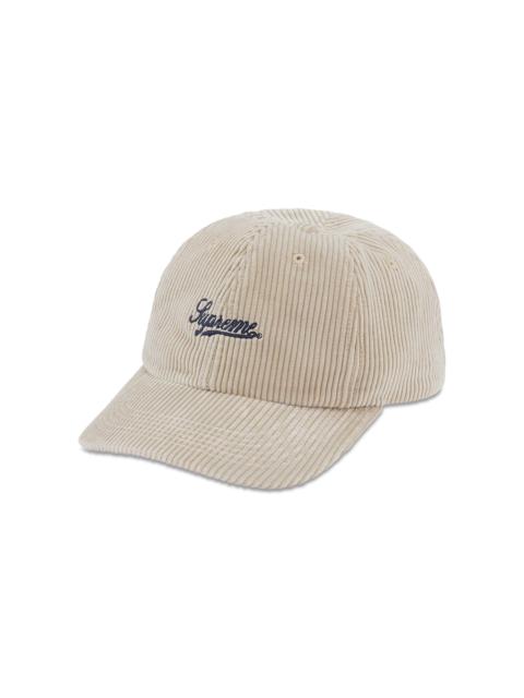 Supreme Script Corduroy 6-Panel 'White'