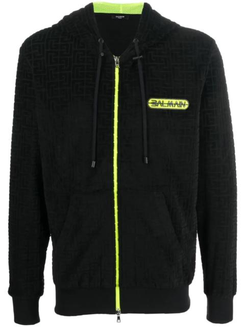 Balmain logo-print hoodie