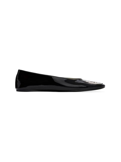 TORY BURCH SSENSE Exclusive Black Reva Ballerina Flats
