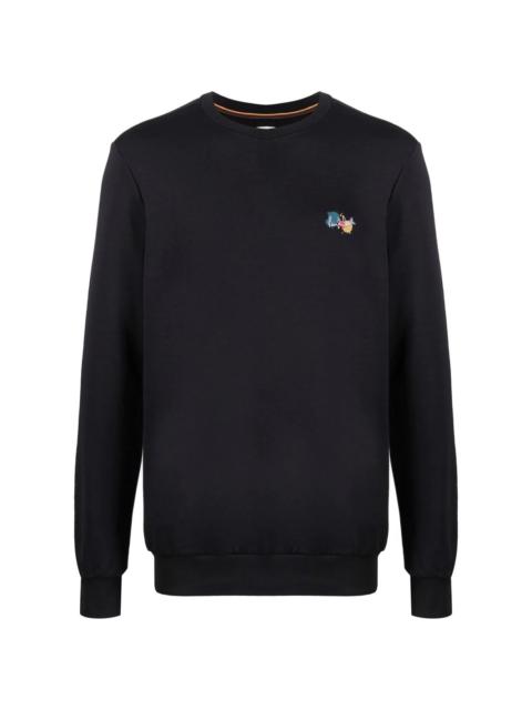 Paul Smith logo-print crew-neck sweatshirt