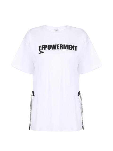 ELISABETTA FRANCHI drawstring-detail T-shirt