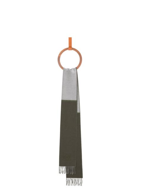 Loewe Window scarf in wool and cashmere