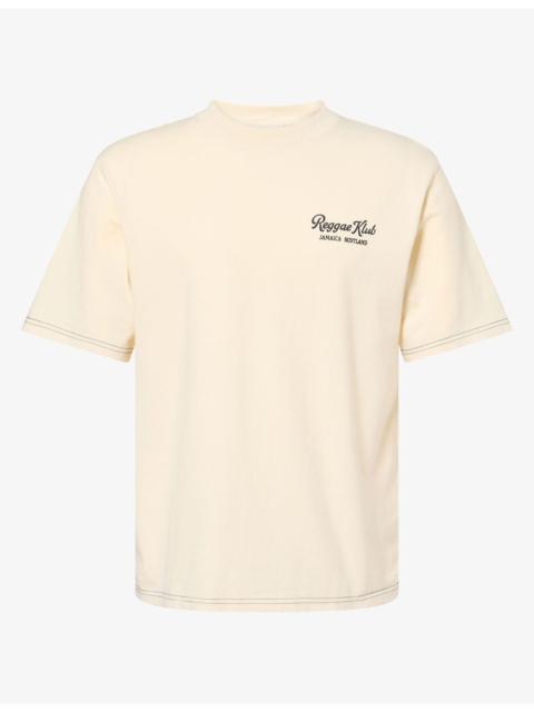 NICHOLAS DALEY Lion Graphic-Print Cotton T-Shirt